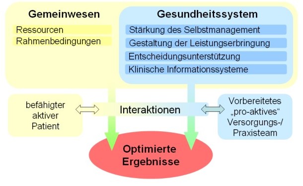 Chronic Care-Modell nach Wagner E. et al. Adaption Steurer-Stey, C.
