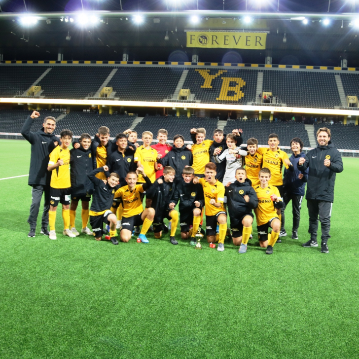 Die U-15 des BSC YB gewinnt den Feusi Cup 2019 im Stade de Suisse. 
Foto anklicken für mehr Infos und Bilder. (Foto: P. Hischier/Feusi)